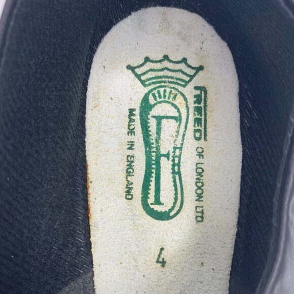 Freed of London Leather Dance Shoes Ballroom Jazz Junior Lace Up UK 4 US 4.5 - Picture 7 of 9